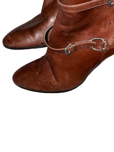 Ralph Lauren Collection Stiletto Knee High Zip Boots Sz 9.5 Italy Equestrian - Picture 4 of 8