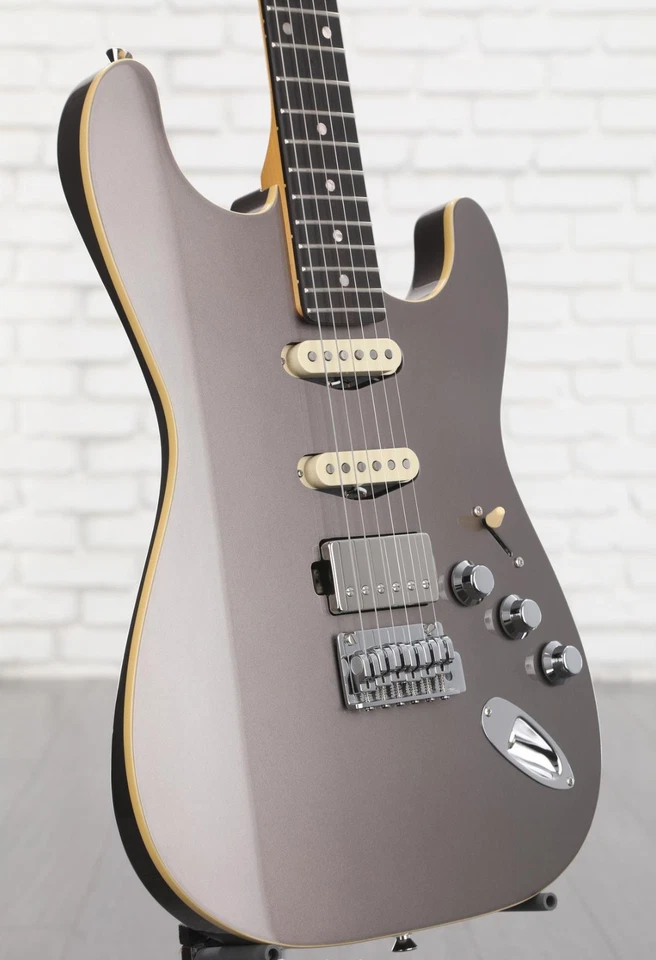 Fender aerodyne специальная электрогитара Stratocaste, HSS Dolphin Gray, MIJ Strat - Изображение 2 из 4