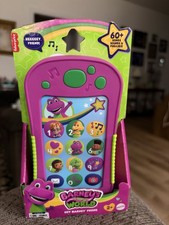 Fisher-Price Barney's World Hey Barney Phone Toy, 60 Songs  Phrases, Ages 2 