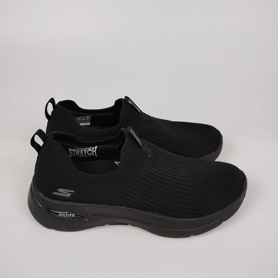 Zapatos sin cordones negros Skechers Go Walk Arch Fit para mujer talla 6 124409 Foto 3 de 4
