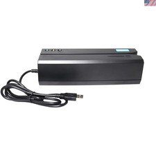 Efficient 3-Track USB Card Reader for Windows & Mac - Compact and Reliable