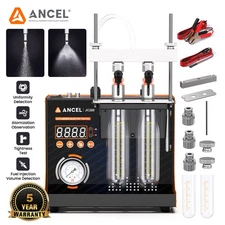 ANCEL JC200 2-Cylinder Fuel Injector Teseter 12V Car Motorcycle Cleaning Machine