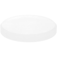 Plymor Frosted Acrylic Beveled Round Display Base, 7" W x 7" D x 1" H