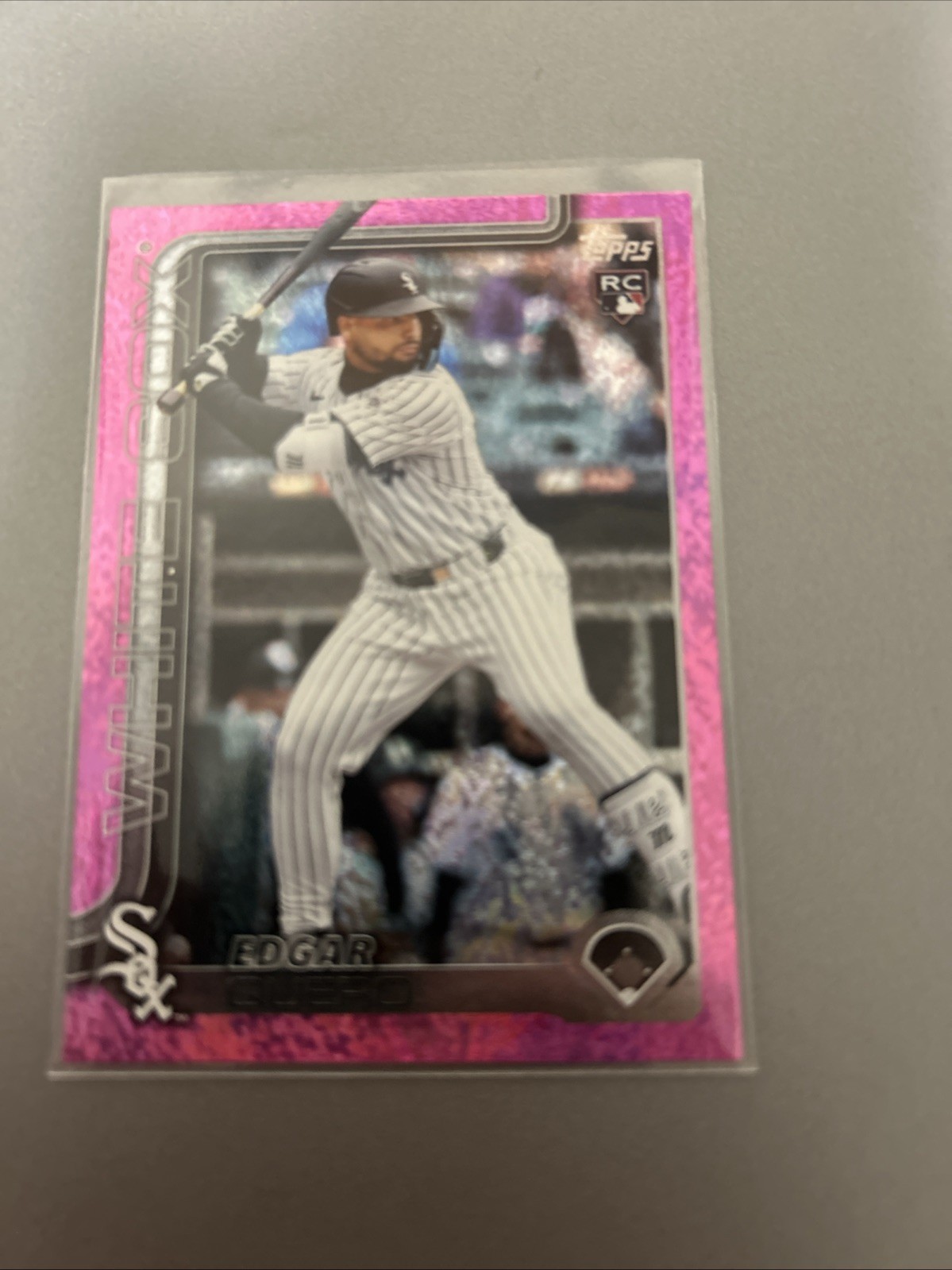 2025 Topps Update Series - Edgar Quero #US145 Pink Holo Foil (RC)