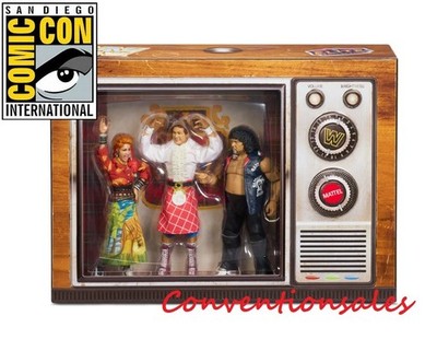 SDCC 2026 MATTEL WWE ROCK 'N WRESTLING CONNECTION 3-PACK /ROWDY PIPER - presale