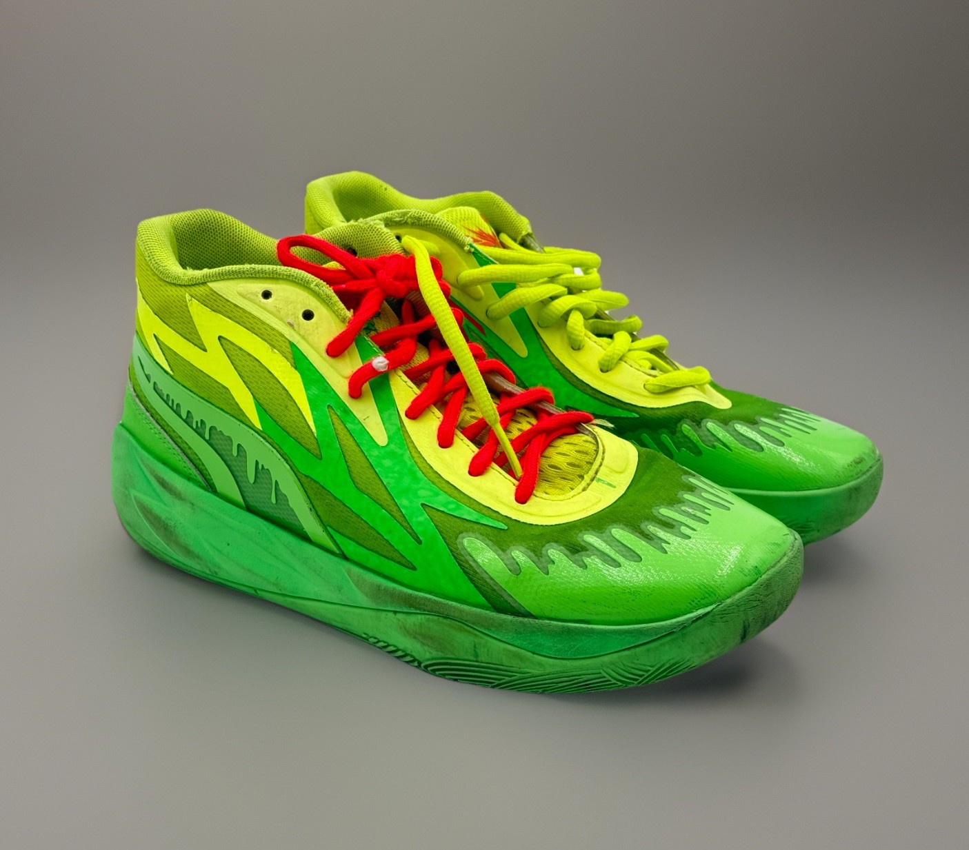 PUMA LaMelo Ball MB02 Nickelodeon Slime Kids Size 7 Basketball Shoes-image