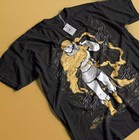 Camiseta Laios Touden Dungeon Meshi Anime Vintage Especial Unisex Camiseta Negra