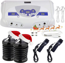 Dual Ionic Foot Bath Detox Machine, Ion Detox Foot Bath Spa Cleanse System for 2