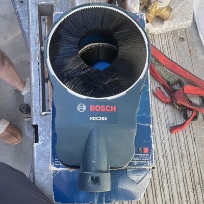 #ad #ad Bosch HDC250 Dust Extraction Drill Attachment for Drills Black Blue $50.00