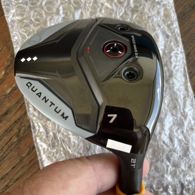 TOUR ISSUE CALLAWAY QUANTUM TRIPLE DIAMOND #7-21 FAIRWAY METAL/219.8g BONDED/TC#