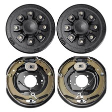 Electric Trailer Brake 12 X 2 8 On 6.5 Hub Drum Kit For 7000 Lbs Axle