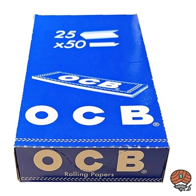 OCB Blau Papers, Zigarettenpapier- 25 Hefte à 50 Blatt