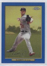 2020 Topps Turkey Red Chrome Series 2 Blue Refractor 34/50 Jack Flaherty k4s