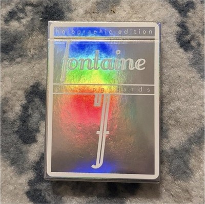 Fontaine Cards Holographic Edition Playing Cards Card Deck Art Theme