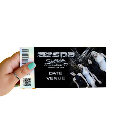 aespa SYNK: COMPLæXITY Tour Konzert enthüllen Schein Ticket Stub Ticket Geschenk