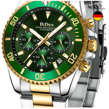 Biden BIDEN-0163 Herren-Armbanduhr Analog Qua...