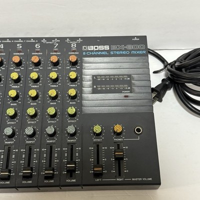 Boss BX-800 8 Channel Stereo Vintage Mixer | eBay