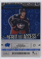 2023-24 Upper Deck Credentials Debut Ticket Access Blue /149 Samuel Knazko 0o45