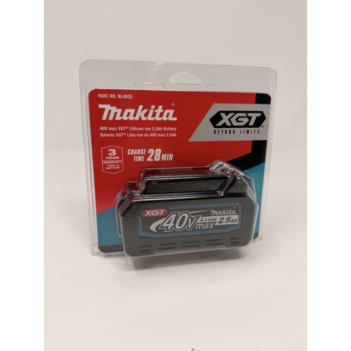 Genuine Makita BL4025 40V Max XGT 2.5 Ah Li-Ion Battery oem sealed 