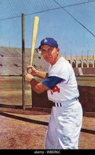 Boleto Gil Hodges WALKOFF jonrón Hank Aaron 15-GM HIT STRK 1957 Braves Dodgers - Imagen 7 de 10