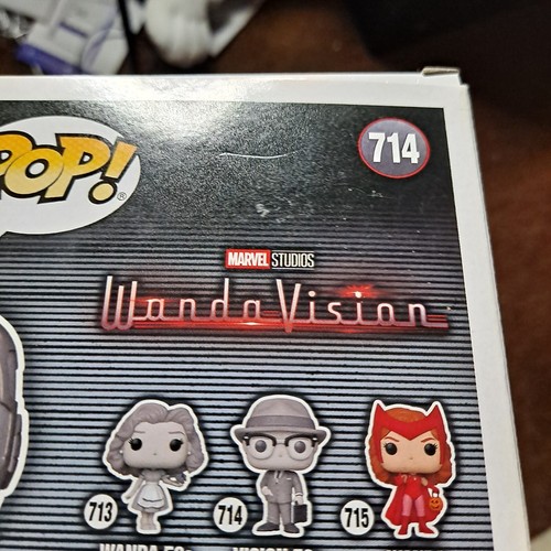 Funko Pop Marvel Vision 50s Chase Vinyl Figur 714 Wandavision - Bild 9 von 14