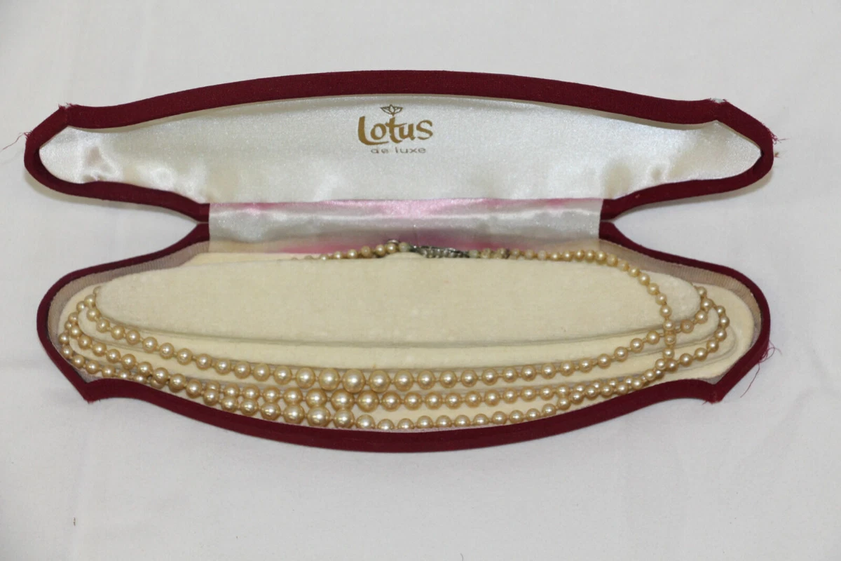 Lotus de luxe pearl necklace deals