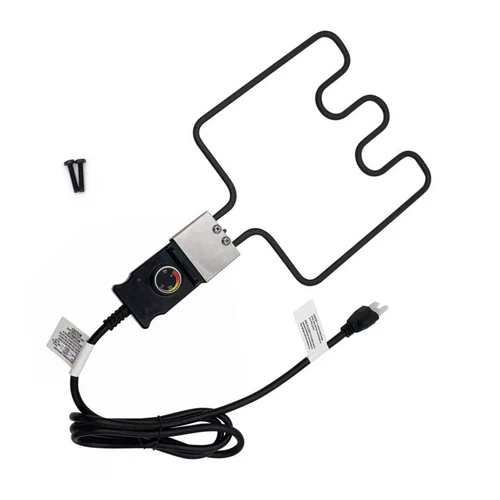 1500 Watts Electric Smoker & Grill Heating Element Replacement Part with Cord - Picture 3 of 12