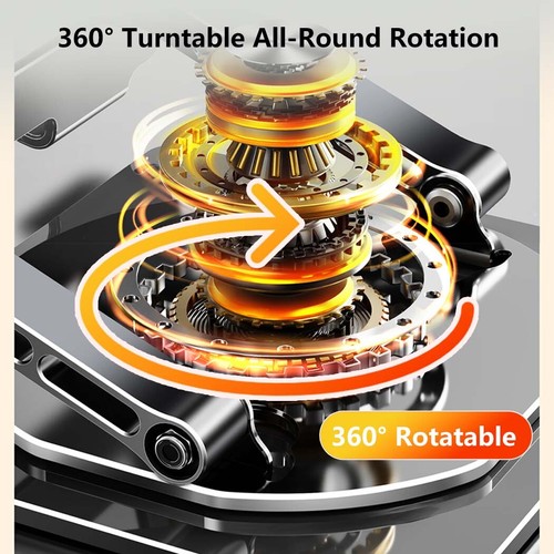 Adjustable Laptop Stand 360 Rotating Ergonimic Foldable Laptop Riser for Desk - Picture 3 of 21
