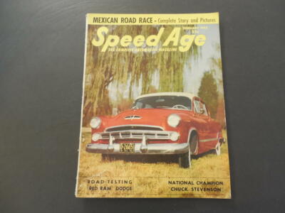 Speed Age Feb 1953 Road Test Red Ram Dodge; Chuck Stevenson        ID:23760