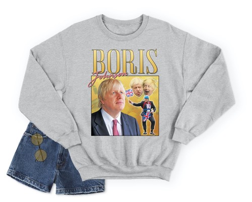 Sudadera Boris Johnson Homenaje Jersey Divertida Años 90 Reino Unido Primer Ministro - Imagen 4 de 4