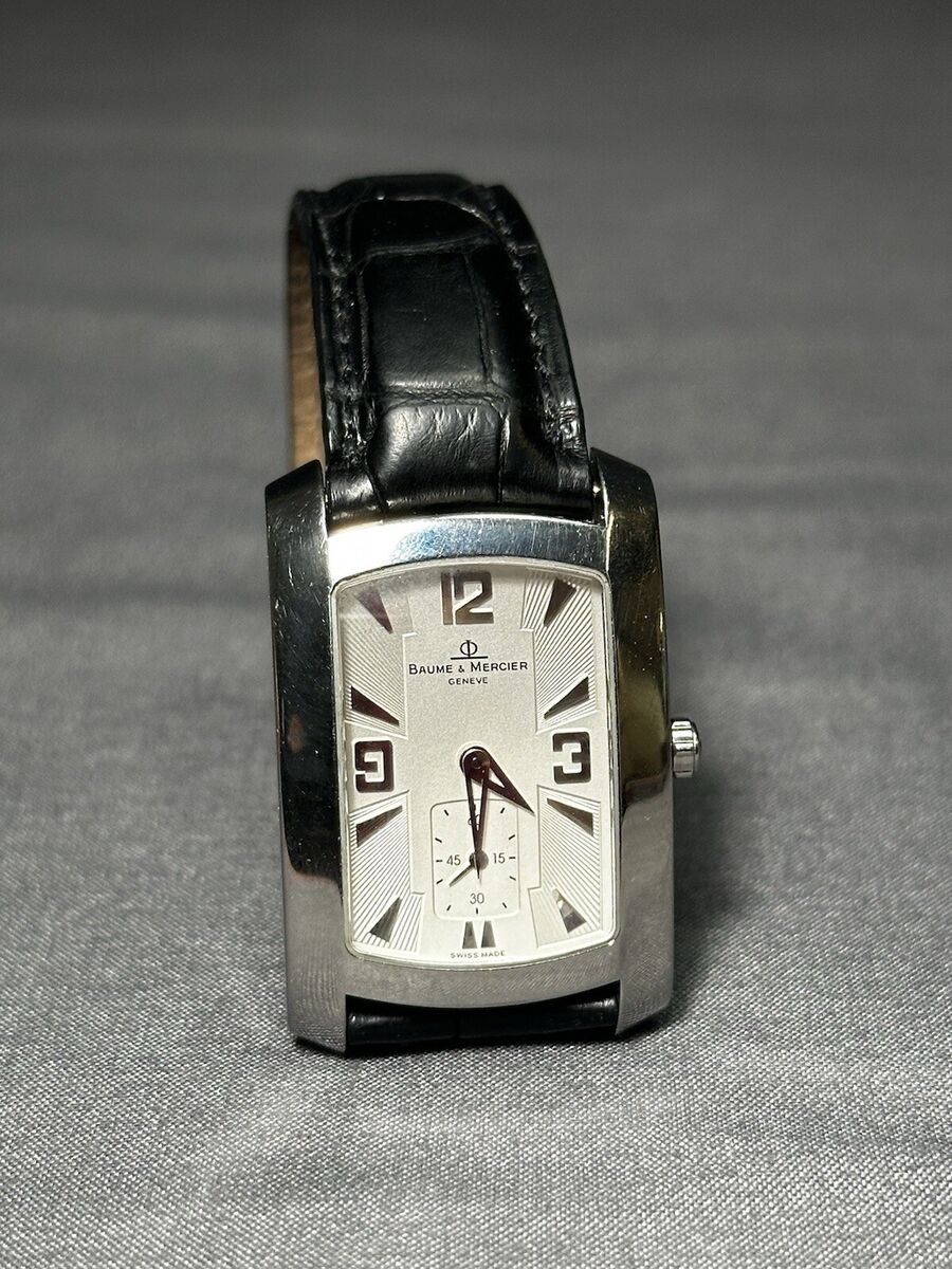 Baume & Mercier Geneve Acier Inox Watch Quartz Works Used | eBay Baume & Mercier Geneve Acier Inox Watch Quartz Works Used | eBay