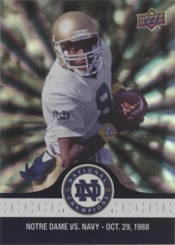 2017 Upper Deck Notre Dame 1988 Championship Tony Rice #65