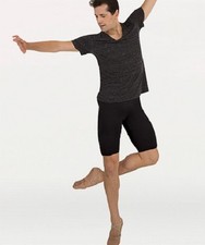 Body Wrappers M400 Men's Small Black Short Sleeve Snug Fit Pullover Shirt