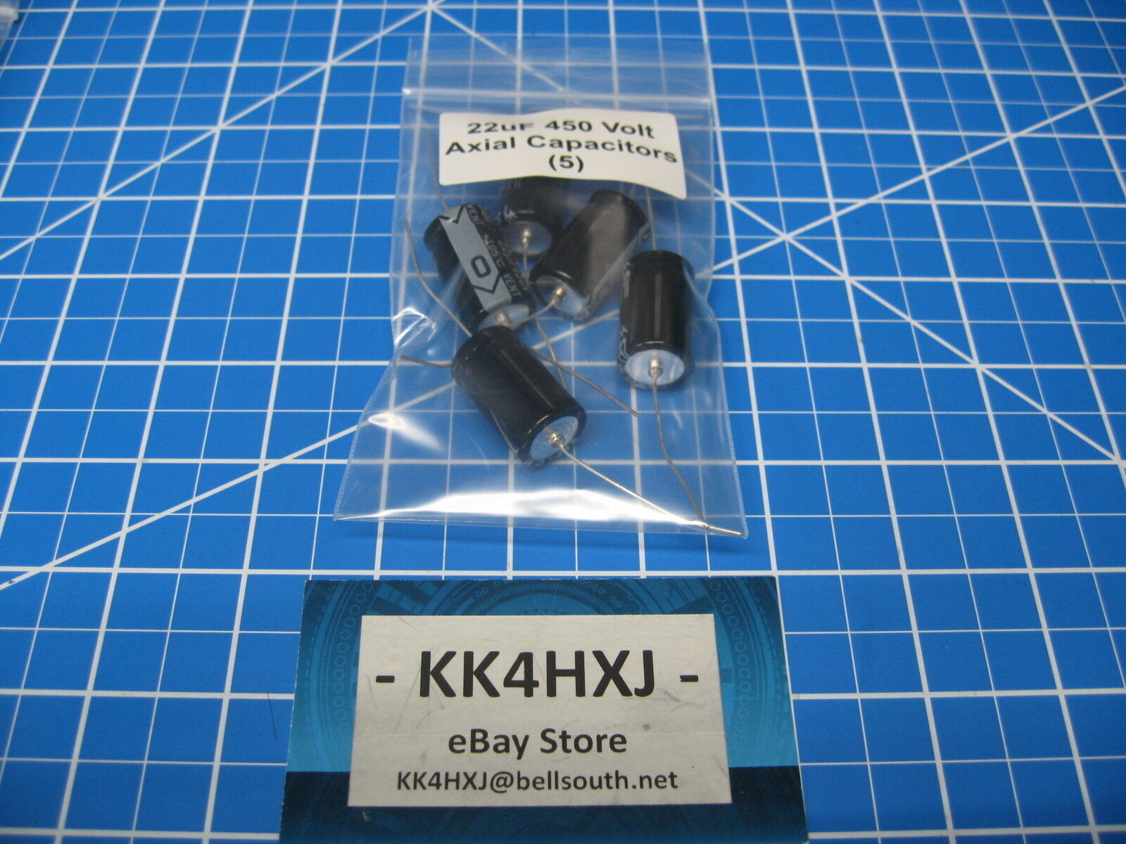 SC - GHA Series Axial New color 450v 22uF 5 Electrolytic Capacitors New life