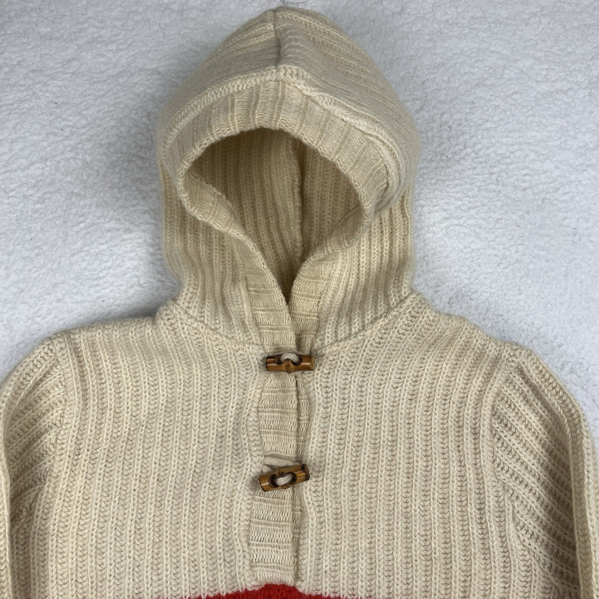 Vintage Pendleton Knockabouts Hooded Sweater Size 40 Medium Wool