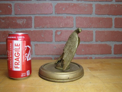 ADLER alter figürlicher Vogelaufsatz Endstück Holzsockel verziert Deko Kunst Statue - Bild 4 von 12