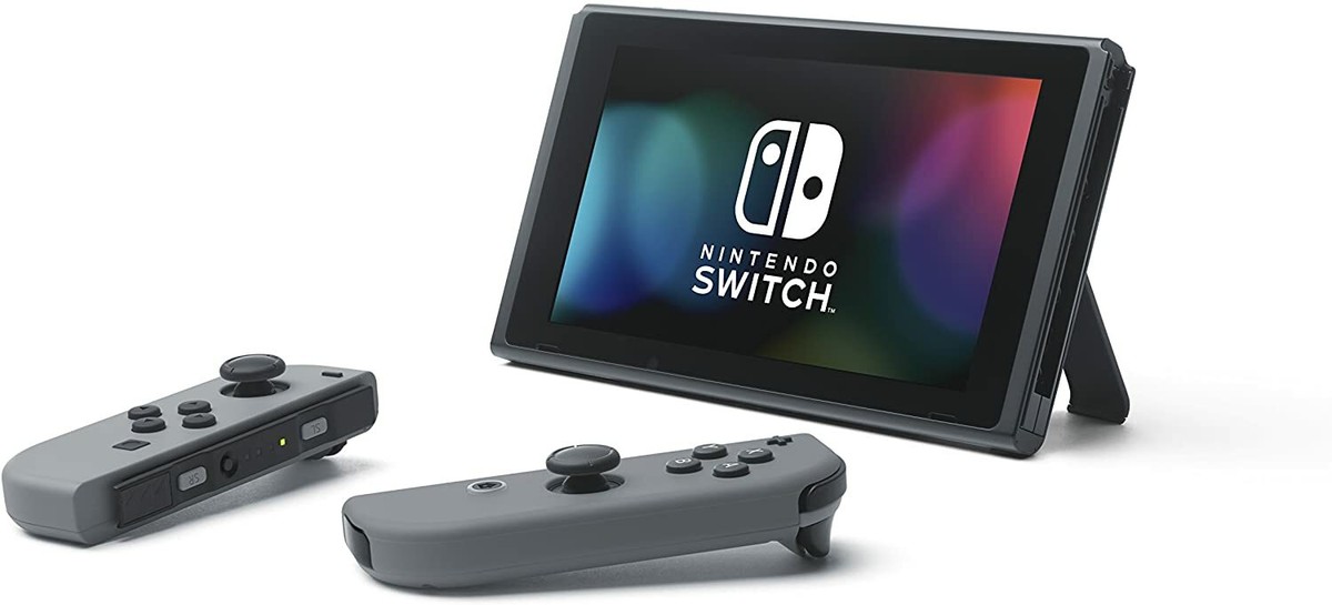 Nintendo Switch Home Game System Console HAC-001(-0) with Gray Joy