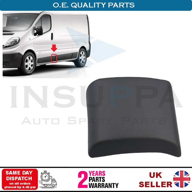 SIDE DOOR PILLAR MOULDING TRIM LEFT FOR RENAULT TRAFIC MK2 NISSAN