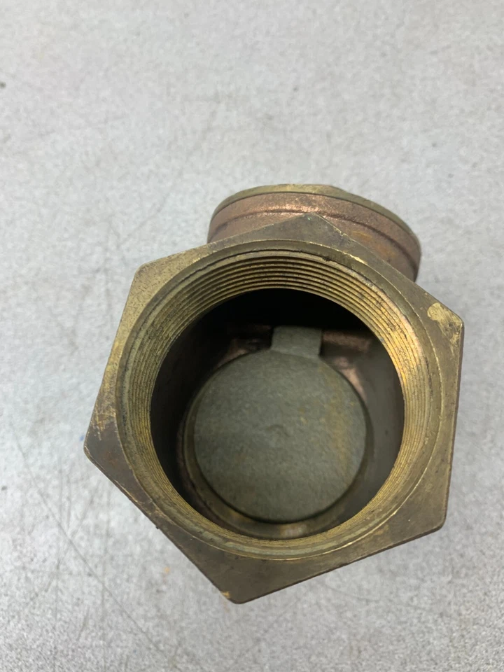 NEW NO BOX A 2" BRASS SWING CHECK VALVE 125WSP - Image 3 of 4