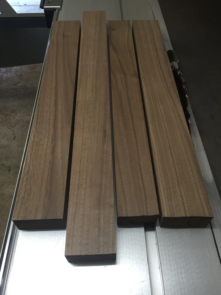 Kantholz Leisten Nussbaum Nuß Massiv Holz Brett Balken Drechselholz Tischbein !