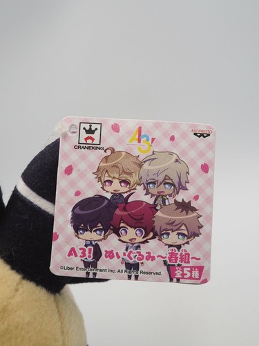 A3! B0510 Masumi Usui Spring Banpresto 2017 Plush Stuffed 6" TAG Toy Doll Japan - Picture 8 of 8