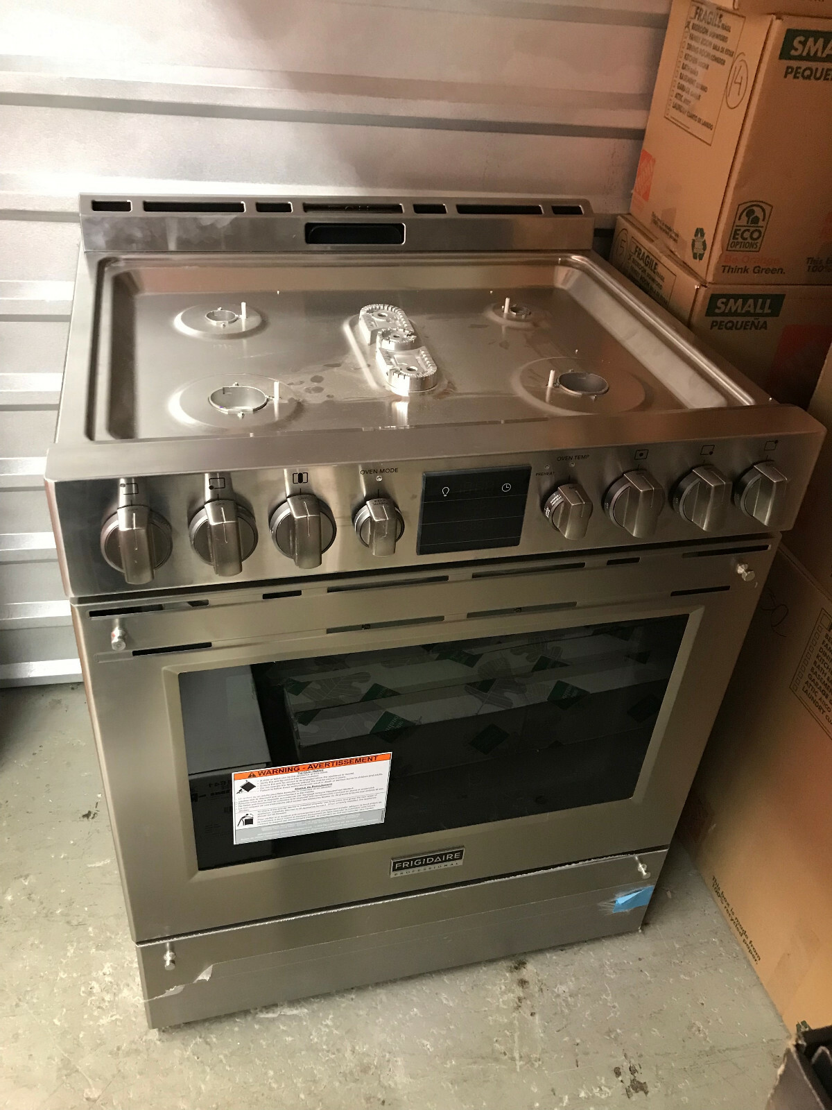 NEW!! Frigidaire Professional 30" Freestanding Natural Gas Range PCFG3078AF eBay