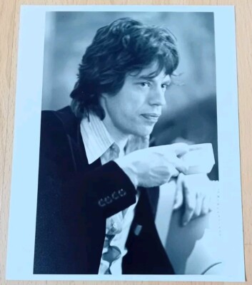 MICK JAGGER (THE ROLLING STONES) RARE ORIGINAL PRESS PHOTO 10'' x 8'' 