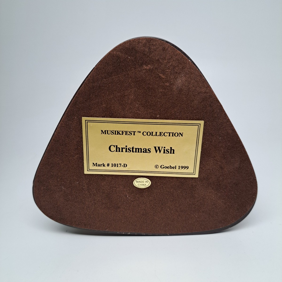 【美品】フンメル人形★Christmas Wish Music Box 1999 美品】フンメル人形☆Christmas Wish Music Box 1999