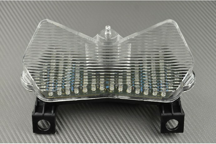 Feu stop LED Kawasaki Z750 feu arrière clignotant transparent 04-06
