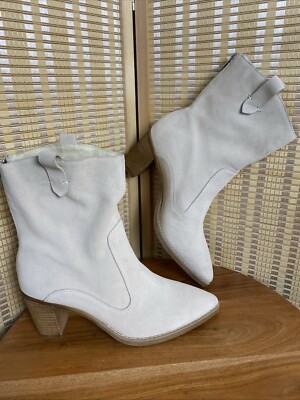 Splendid Womens Raquel Ivory Cowboy, Western Boots Size 11M NWOT