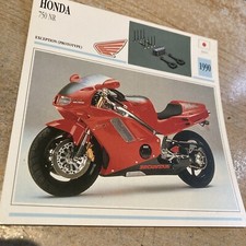 Honda 750 NR 1990 NR750 750NR carte moto collection Atlas Japon