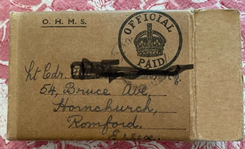 WW2 - Named British Military Empty Medal Box And Wrappers