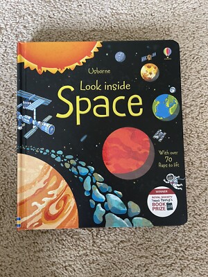 Usborne Look Inside Space Hardcover Book