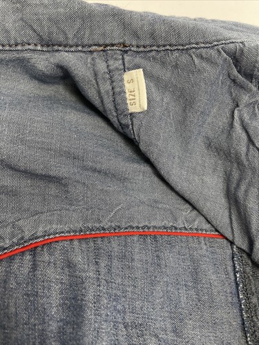 DIESEL DE PRATT Womens Denim Jeans Casual Shirt Ladies Top Cotton Elegant Blue S - Picture 13 of 18